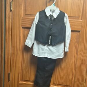 Boys' Black Suit Set